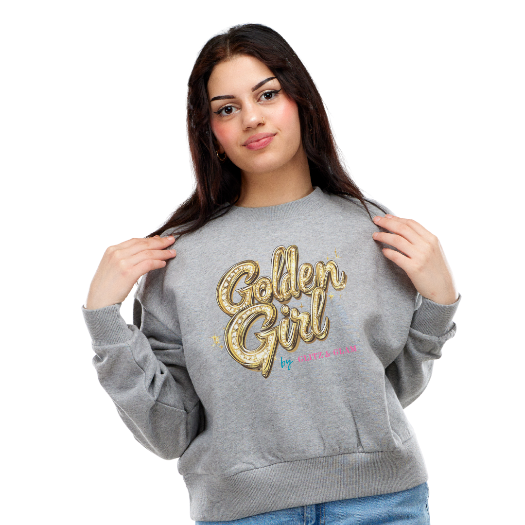 9 Womens Heavy Crop Sweat